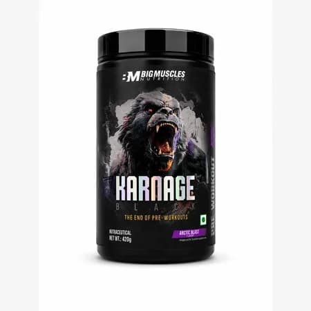 BigMuscles Karnage Black Pre-Workout — Arctic Blast
